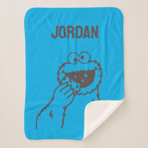 Sesamstraße Keksmonster hell Name hinzufügen Sherpadecke