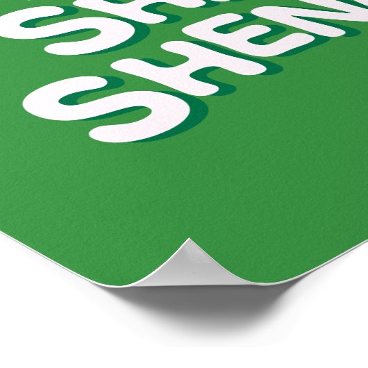 Sesamstraße | Kleeblatt Shenanigans! Poster (Ecke)