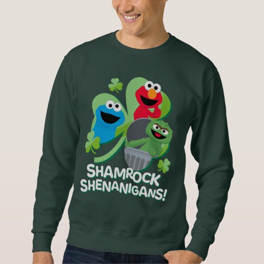 Sesamstraße | Kleeblatt Shenanigans! Sweatshirt (Vorderseite)