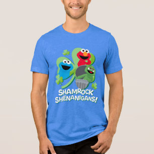 Sesamstraße   Kleeblatt Shenanigans! Tri-Blend Shirt