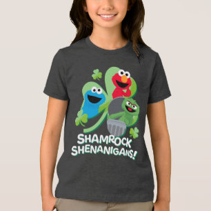 Sesamstraße Kleeblatt Shenanigans! Tri-Blend Shirt