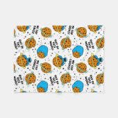 Sesamstraße | Krümelmonster aus dieser Welt Fleecedecke (Vorderseite (Horizontal))