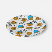 Sesamstraße | Krümelmonster aus dieser Welt Pappteller (Schrägansicht)