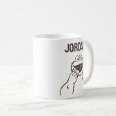 Sesamstraße | Krümelmonster | Name hinzufügen Kaffeetasse (VorderseiteRechts)