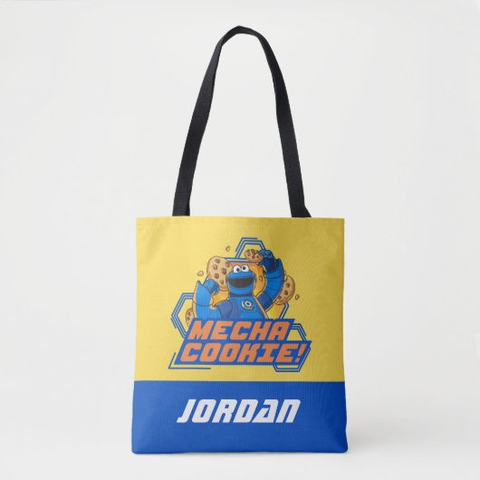 Sesamstraße | Krümelmonster | Name hinzufügen Tasche (Vorderseite)