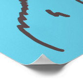 Sesamstraße | Krümelmonster Poster (Ecke)