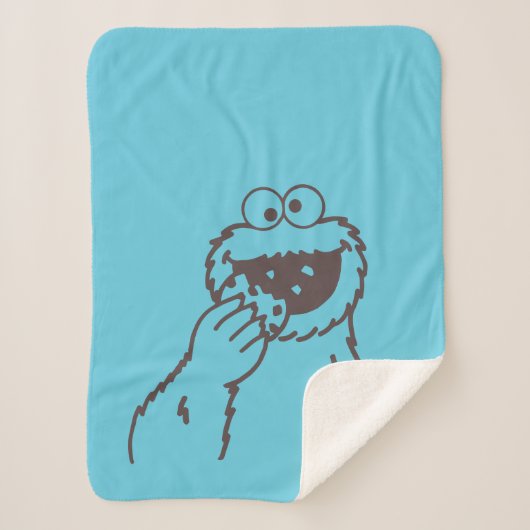 Sesamstraße | Krümelmonster Sherpadecke (Vorderseite)