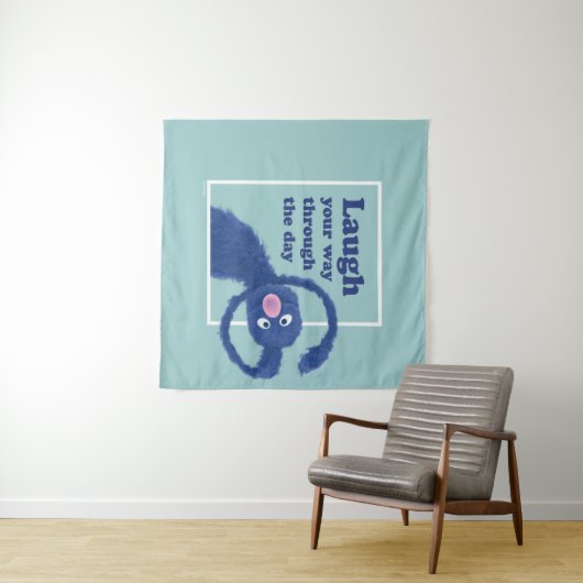 Sesamstraße | Lach durch den Tag Wandteppich (Beispiel (Horizontal))