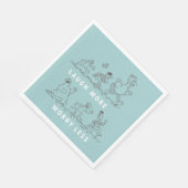 Sesamstraße | Lachte mehr Sorgen weniger Serviette (Ecke)