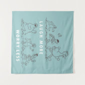 Sesamstraße | Lachte mehr Sorgen weniger Wandteppich (Vorderseite (Horizontal))