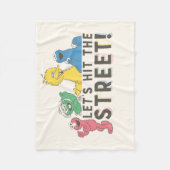 Sesamstraße | Lasst uns die Straße treffen! Fleecedecke (Vorderseite)