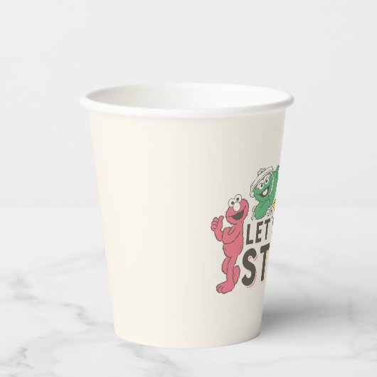 Sesamstraße | Lasst uns die Straße treffen! Pappbecher (Vorderseite)