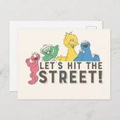 Sesamstraße | Lasst uns die Straße treffen! Postkarte (Vorne/Hinten)