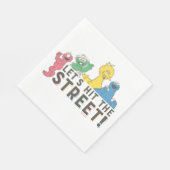 Sesamstraße | Lasst uns die Straße treffen! Serviette (Ecke)