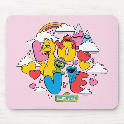 Sesamstraße | LIEBE Mousepad (Vorne)