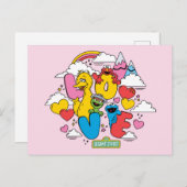 Sesamstraße | LIEBE Postkarte (Vorne/Hinten)