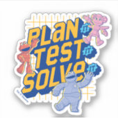 Sesamstraße | Mecha Builder planen Testlösung Aufkleber (Vorderseite)