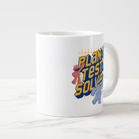 Sesamstraße | Mecha Builder planen Testlösung Jumbo-Tasse (Vorderseite Rechts)