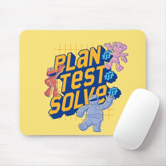 Sesamstraße | Mecha Builder planen Testlösung Mousepad (Mit Mouse)