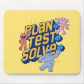 Sesamstraße | Mecha Builder planen Testlösung Mousepad (Vorne)
