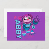 Sesamstraße | Mecha Builders Abby Cadabby Postkarte (Vorne/Hinten)