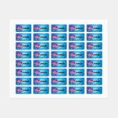 Sesamstraße | Mecha Builders Abby In Action Etiketten (Blatt)