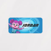 Sesamstraße | Mecha Builders Abby In Action Etiketten (Design 2)