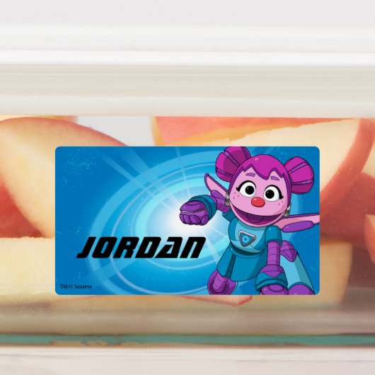 Sesamstraße | Mecha Builders Abby In Action Etiketten (Befestigt)