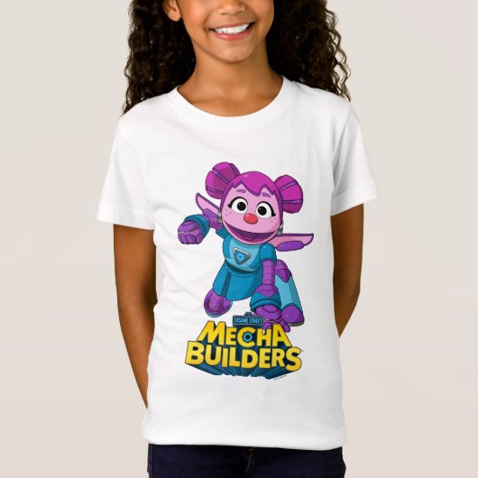 Sesamstraße | Mecha Builders Abby In Action T-Shirt (Vorderseite)