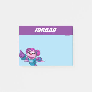 Sesamstraße   Mecha Builders Abby   Name hinzufüge Post-it Klebezettel
