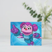 Sesamstraße | Mecha Builders Abby Postkarte (Stehend Vorderseite)