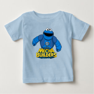 Sesamstraße   Mecha Builders Cookie in Aktion Baby T-shirt
