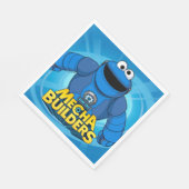 Sesamstraße | Mecha Builders Cookie in Aktion Serviette (Ecke)
