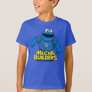 Sesamstraße   Mecha Builders Cookie in Aktion T-Shirt
