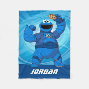 Sesamstraße   Mecha Builders Cookie Monster Fleecedecke