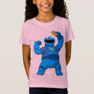 Sesamstraße   Mecha Builders Cookie Monster T-Shirt