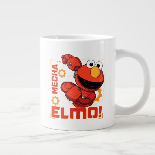 Sesamstraße | Mecha Builders Elmo Design Jumbo-Tasse (Rechts)