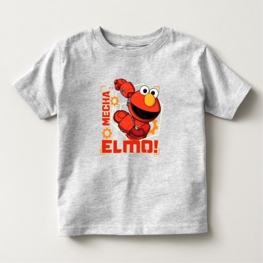 Sesamstraße | Mecha Builders Elmo Design Kleinkind T-shirt (Vorderseite)