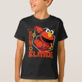 Sesamstraße | Mecha Builders Elmo Design T-Shirt (Vorderseite)