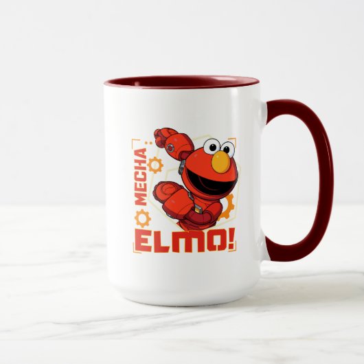 Sesamstraße | Mecha Builders Elmo Design Tasse (Rechts)