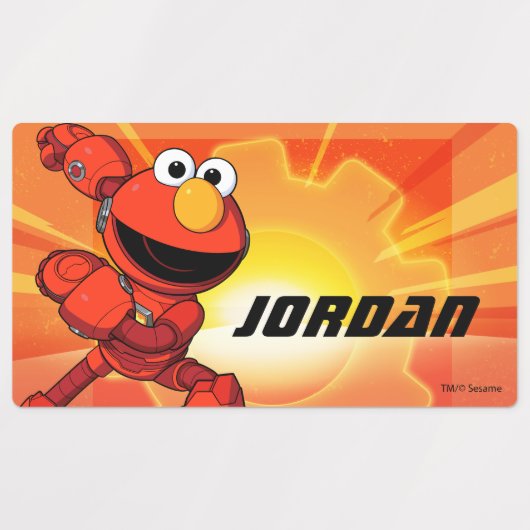 Sesamstraße | Mecha Builders Elmo Etiketten (Design 2)