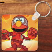 Sesamstraße | Mecha Builders Elmo in Aktion Schlüsselanhänger (Rückseite)