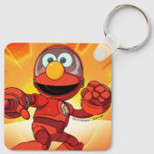 Sesamstraße | Mecha Builders Elmo in Aktion Schlüsselanhänger (Rückseite)