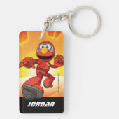 Sesamstraße | Mecha Builders Elmo in Aktion Schlüsselanhänger (Rückseite)