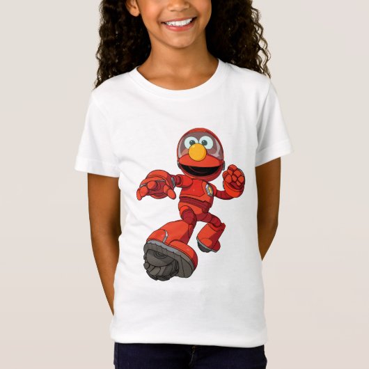 Sesamstraße | Mecha Builders Elmo in Aktion T-Shirt (Vorderseite)
