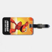 Sesamstraße | Mecha Builders Elmo | Name hinzufüge Gepäckanhänger (Rückseite horizontal)