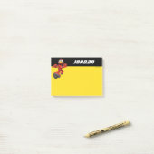 Sesamstraße | Mecha Builders Elmo | Name hinzufüge Post-it Klebezettel (Auf Schreibtisch)