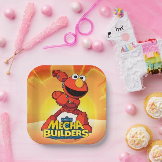 Sesamstraße | Mecha Builders Elmo Pappteller (Party)