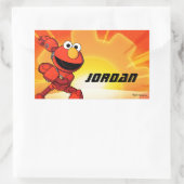 Sesamstraße | Mecha Builders Elmo Rechteckiger Aufkleber (Tasche)