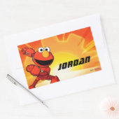 Sesamstraße | Mecha Builders Elmo Rechteckiger Aufkleber (Umschlag)